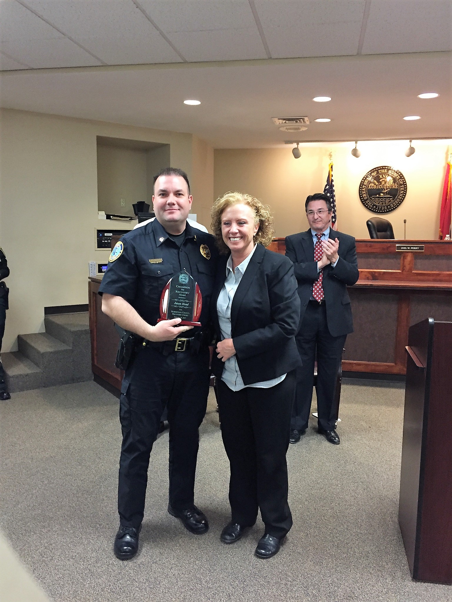 Jason Receives Award
